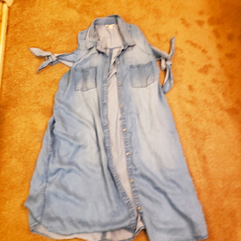 Cato denim dress